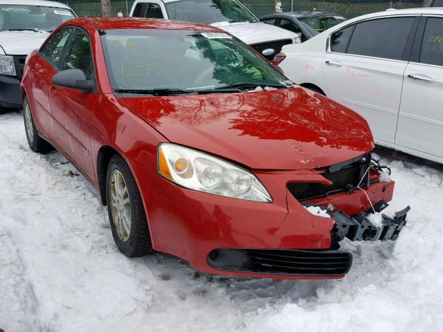 1G2ZF55B964281279 - 2006 PONTIAC G6 SE RED photo 1