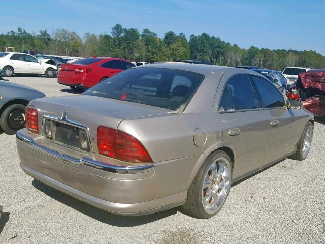 1LNHM86S12Y702097 - 2002 LINCOLN LS GOLD photo 4