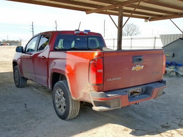 1GCGSCE31G1369452 - 2016 CHEVROLET COLORADO L RED photo 3