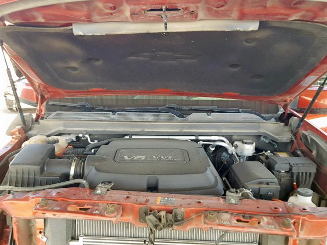 1GCGSCE31G1369452 - 2016 CHEVROLET COLORADO L RED photo 7