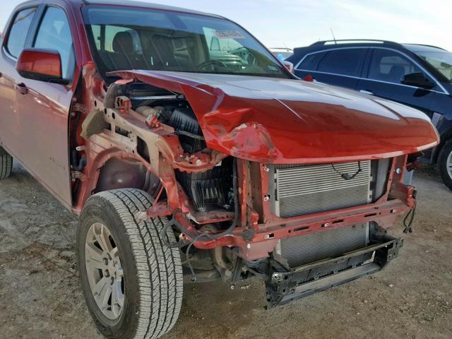 1GCGSCE31G1369452 - 2016 CHEVROLET COLORADO L RED photo 9