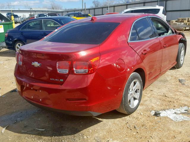 1G11D5RR0DF115250 - 2013 CHEVROLET MALIBU 1LT 红色 照片 4