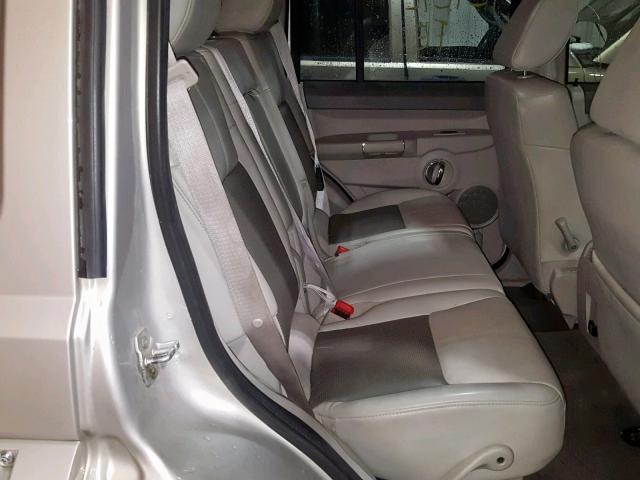1J8HG58N88C133927 - 2008 JEEP COMMANDER GOLD photo 6
