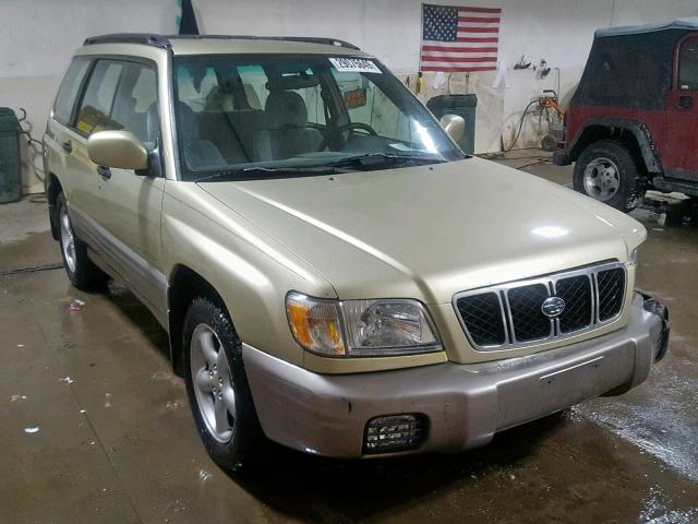 JF1SF65592H706683 - 2002 SUBARU FORESTER S BEIGE photo 1