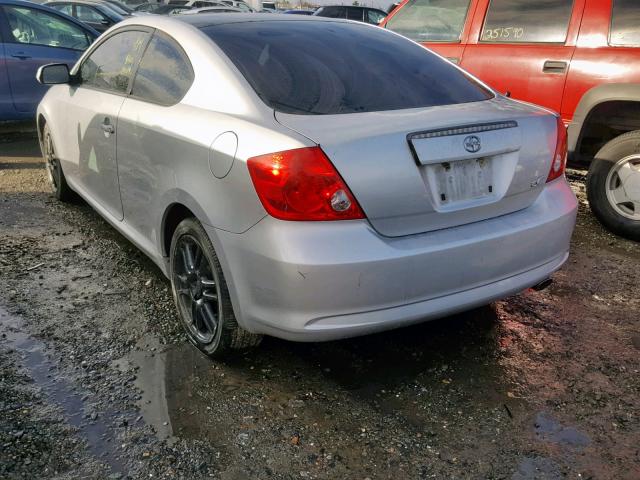 JTKDE177860098062 - 2006 TOYOTA SCION TC 银色 照片 3
