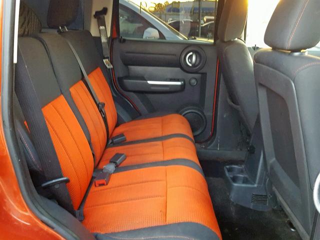 1D8GU58648W118927 - 2008 DODGE NITRO R/T ORANGE photo 6