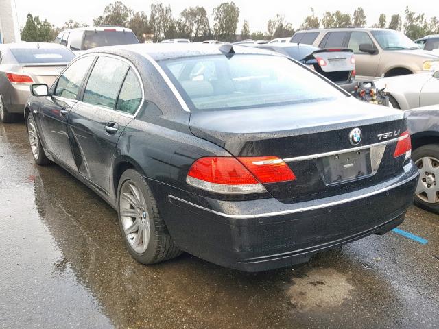 WBAHN83596DT37162 - 2006 BMW 750 LI BLACK photo 3