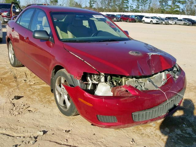 1YVHP80D465M37134 - 2006 MAZDA 6 S RED photo 1