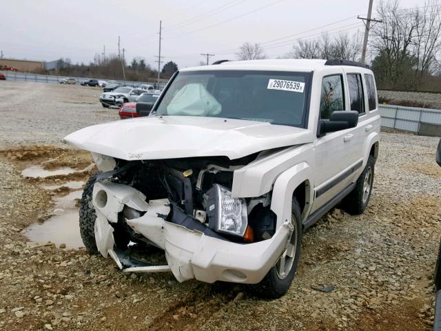 1J8HG48K19C518635 - 2009 JEEP COMMANDER თეთრი ფოტო 2
