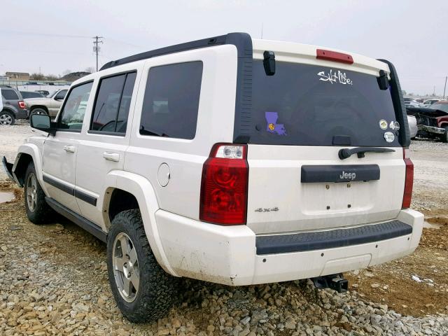 1J8HG48K19C518635 - 2009 JEEP COMMANDER თეთრი ფოტო 3