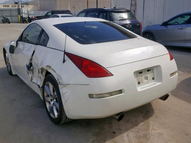 JN1AZ34E03T019848 - 2003 NISSAN 350Z COUPE WHITE photo 3