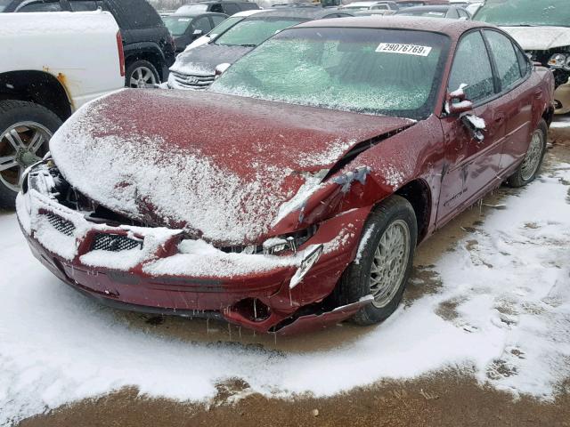 1G2WK52JXYF334847 - 2000 PONTIAC GRAND PRIX 栗色 照片 2