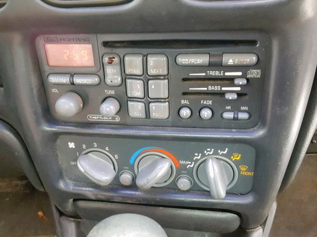 1G2WK52JXYF334847 - 2000 PONTIAC GRAND PRIX 栗色 照片 9