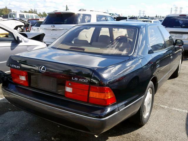 JT8BH28F4W0138444 - 1998 LEXUS LS 400 BLACK photo 4