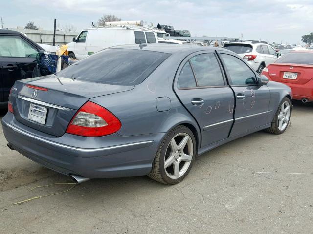 WDBUF56X79B435261 - 2009 MERCEDES-BENZ E 350 GRAY photo 4