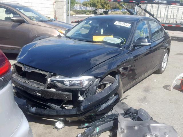 WBA3C1C55EK107877 - 2014 BMW 328 I SULE BLACK photo 2