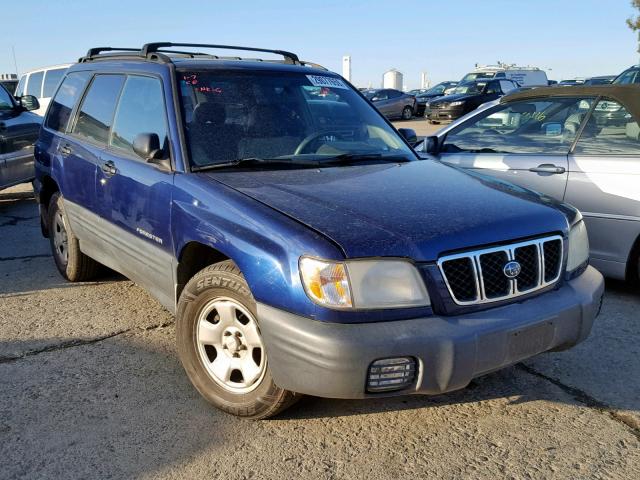 JF1SF63592H732364 - 2002 SUBARU FORESTER L BLUE photo 1