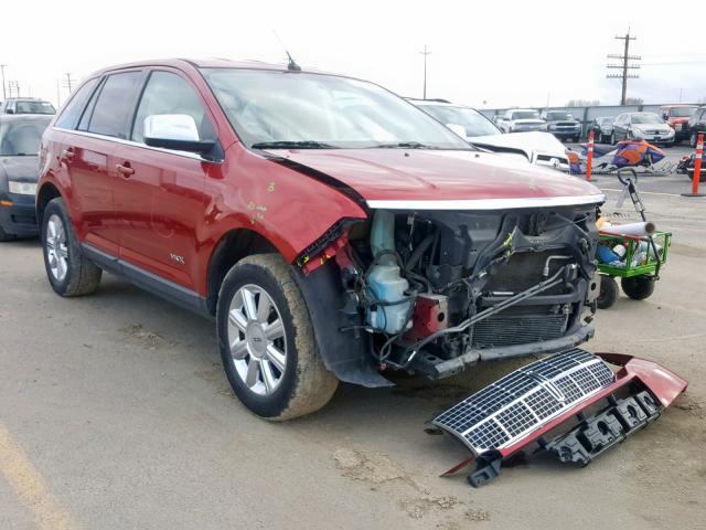 2LMDU88C37BJ05840 - 2007 LINCOLN MKX RED photo 1