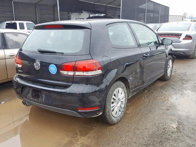WVWAB7AJ7BW074076 - 2011 VOLKSWAGEN GOLF 黑色 照片 4