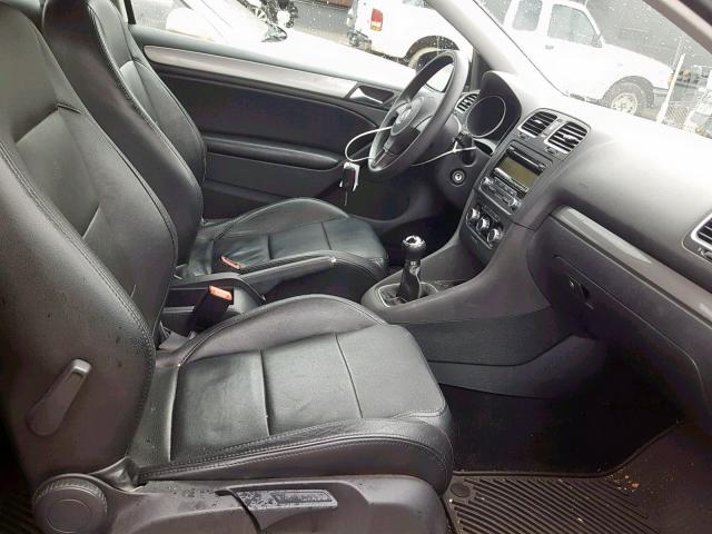 WVWAB7AJ7BW074076 - 2011 VOLKSWAGEN GOLF 黑色 照片 5