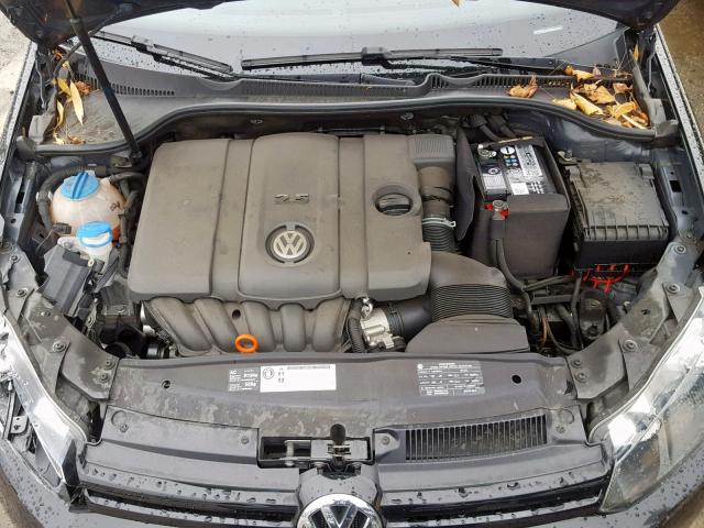 WVWAB7AJ7BW074076 - 2011 VOLKSWAGEN GOLF 黑色 照片 7
