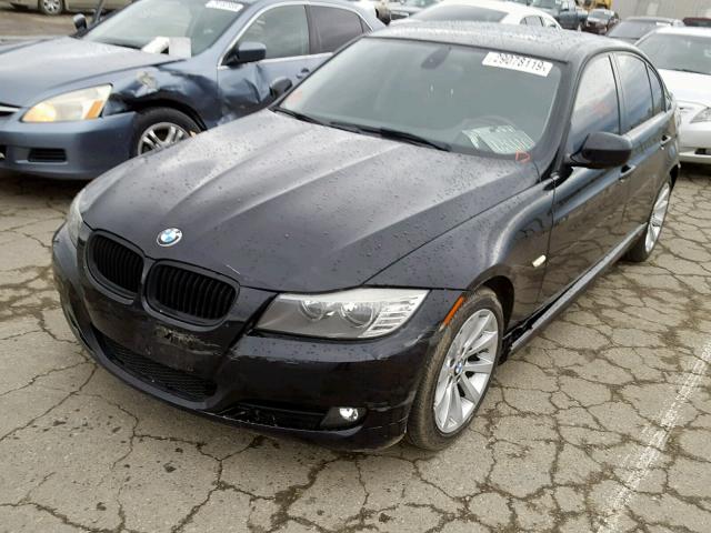 WBAPH5C51BA447636 - 2011 BMW 328 I SULE BLACK photo 2