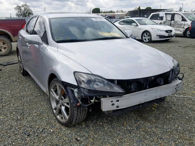 JTHBE262295022580 - 2009 LEXUS IS 350 SILVER photo 1