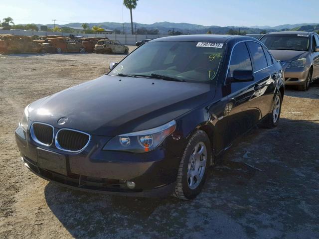 WBANA53534B174787 - 2004 BMW 525 I BLUE photo 2