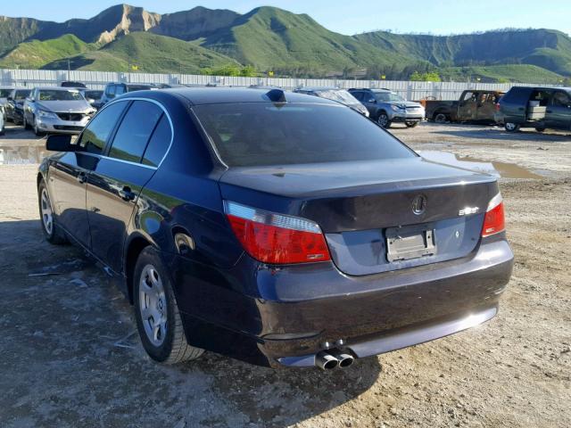 WBANA53534B174787 - 2004 BMW 525 I BLUE photo 3