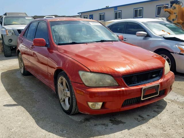 JTHBD182710012588 - 2001 LEXUS IS 300 RED photo 1