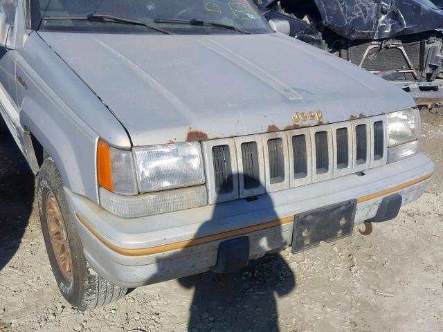 1J4GZ78Y7RC116454 - 1994 JEEP GRAND CHER GRAY photo 9