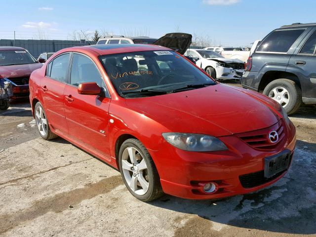 JM1BK323761401592 - 2006 MAZDA 3 S RED photo 1