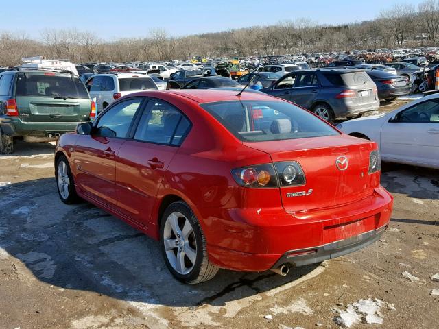 JM1BK323761401592 - 2006 MAZDA 3 S RED photo 3