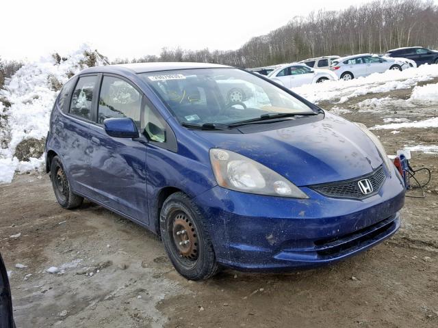 JHMGE8H31CC000054 - 2012 HONDA FIT BLUE photo 1