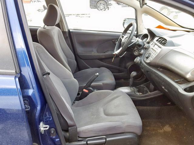 JHMGE8H31CC000054 - 2012 HONDA FIT BLUE photo 5