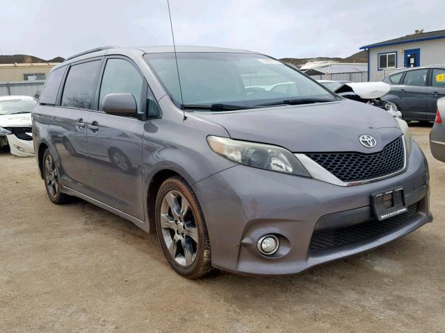 5TDXK3DC4BS131284 - 2011 TOYOTA SIENNA SPO GRAY photo 1