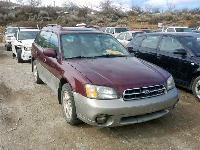 4S3BH806217671313 - 2001 SUBARU LEGACY OUT MAROON photo 1