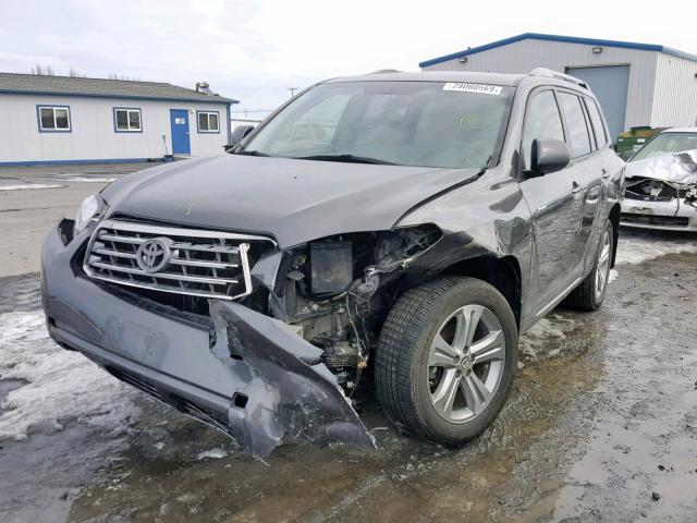 JTEES43A882042858 - 2008 TOYOTA HIGHLANDER GRAY photo 2