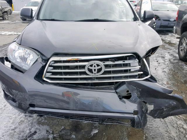 JTEES43A882042858 - 2008 TOYOTA HIGHLANDER GRAY photo 7