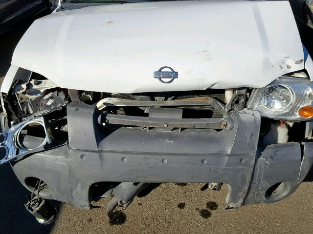 1N6ED27Y71C362390 - 2001 NISSAN FRONTIER C WHITE photo 7