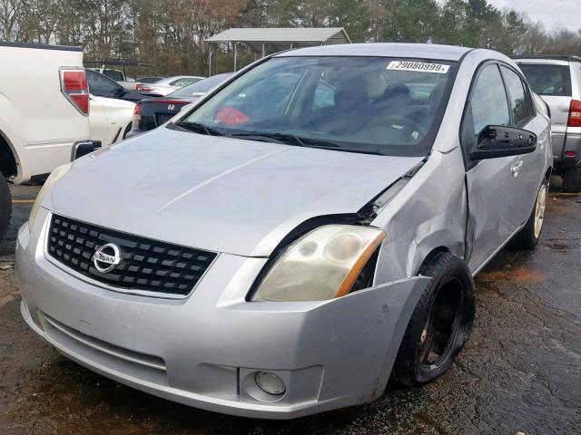 3N1AB61E59L641739 - 2009 NISSAN SENTRA 2.0 SILVER photo 2