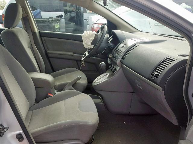 3N1AB61E59L641739 - 2009 NISSAN SENTRA 2.0 SILVER photo 5