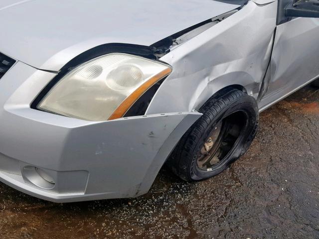 3N1AB61E59L641739 - 2009 NISSAN SENTRA 2.0 SILVER photo 9