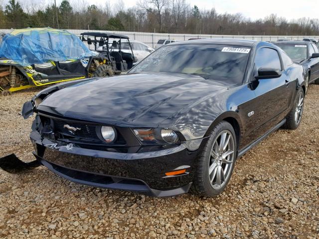 1ZVBP8CF1B5104115 - 2011 FORD MUSTANG GT BLACK photo 2