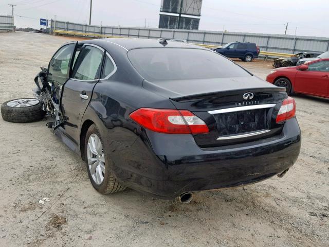 JN1AY1AR6BM570132 - 2011 INFINITI M56 X BLACK photo 3