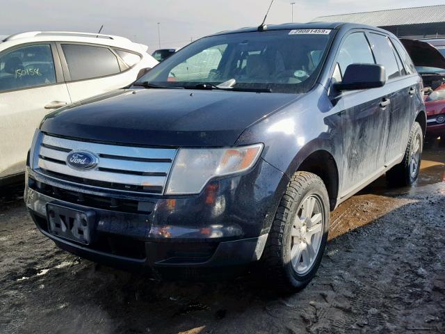 2FMDK46C48BA04918 - 2008 FORD EDGE SE BLUE photo 2