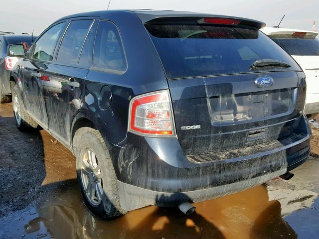 2FMDK46C48BA04918 - 2008 FORD EDGE SE BLUE photo 3