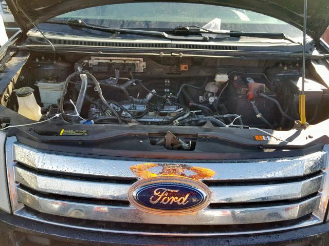 2FMDK46C48BA04918 - 2008 FORD EDGE SE BLUE photo 7