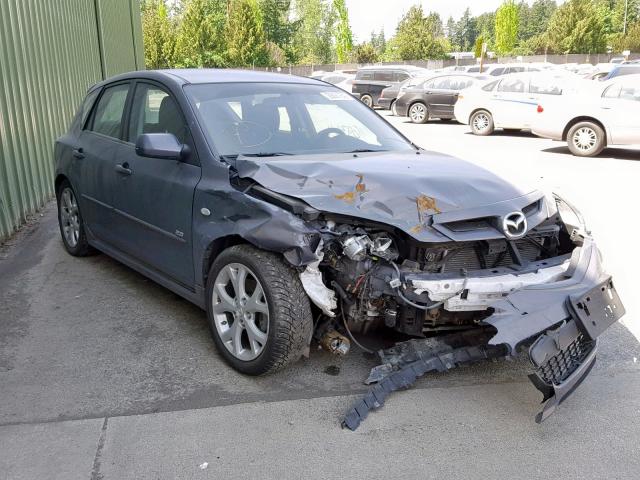 JM1BK344581169907 - 2008 MAZDA 3 HATCHBAC GRAY photo 1