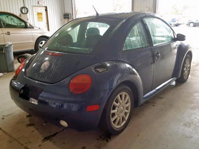 3VWCR31C45M402733 - 2005 VOLKSWAGEN NEW BEETLE Mavi foto 4